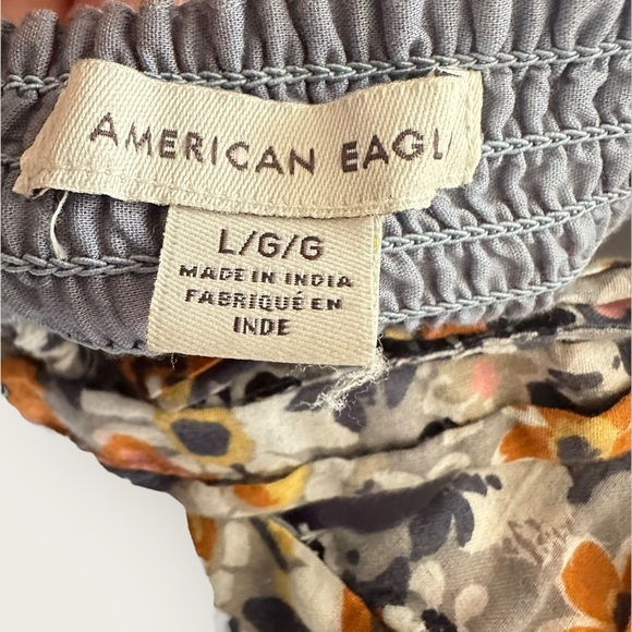 American Eagle | AE Floral Button-Front Mini Dress - Picture 14 of 16